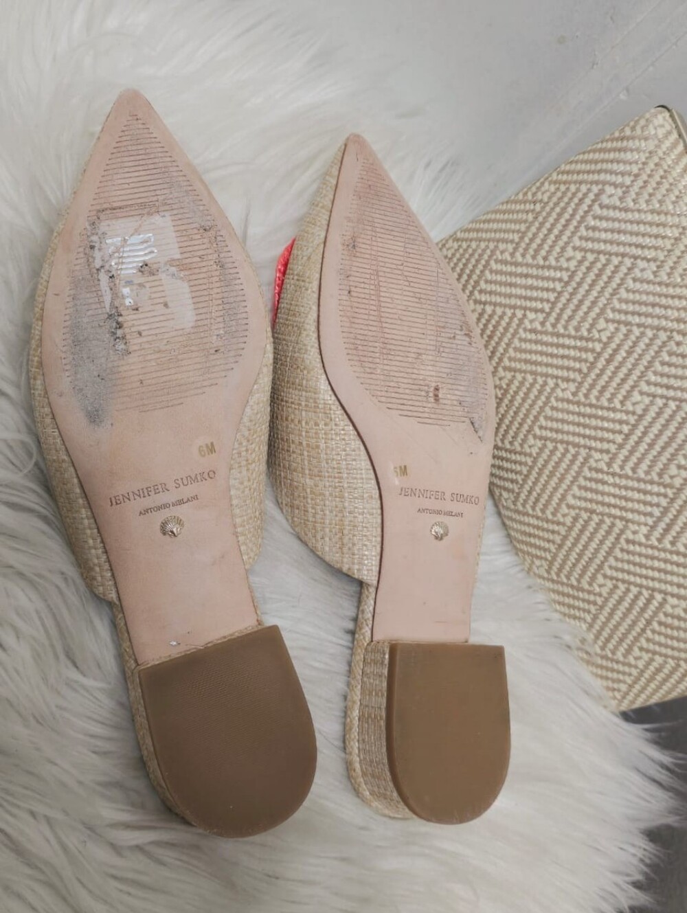 Antonio Melani x Jennifer Sumko Neuchatel woven mule With a Matching Purse - Picture 9 of 9